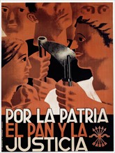 Spanish Falangist poster
