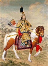 Castiglione, L'Empereur Qianlong à cheval