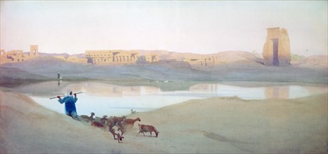 Talbot-Kelly, Le lac sacré de Karnak