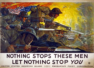 Première Guerre Mondiale : Affiche américaine