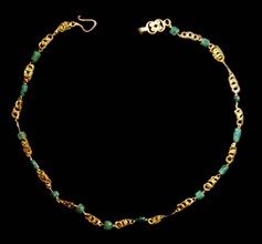Childs gold necklace with Lapis Lazuli AD 50-120 Roman