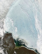 satellite view over Hudson Bay