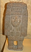 Standing figure of Chicomecoatl the Aztec goddess of corn and harvest