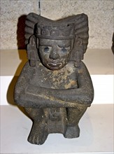 seated figure of Xiuhtecuhtli the Aztec goddess of   Fire