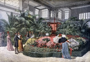 Visitors to the Horticulture Exposition