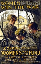 Wold war one Poster showing women at work