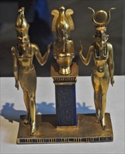three gods statuette for King Osorkon II