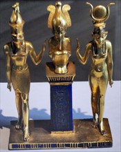 three gods statuette for King Osorkon II