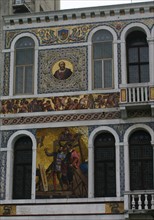 Facade of a sixteenth century Pallazio on the Grand Canal in Venice
