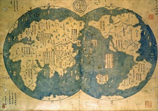 World map, 14th century