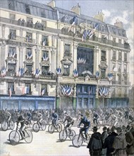 Start of the Paris-Brest-Paris bicycle race