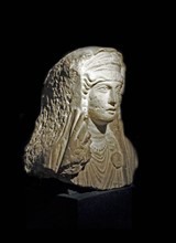 Limestone bust of a woman from Palmyra
