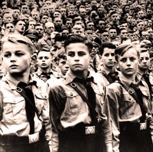 Hitler Youth parade circa 1936