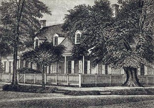 Zabriskie homestead in 1839