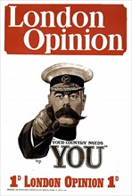 Lord Kitchener 'your country needs you!' poster