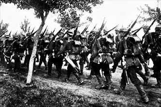 German infantry on the march
