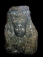 Jade bust of Quetzalcoatl Aztec