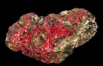 Cuprite in the variety known as Chalcotrichite