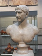 Marble bust of Trajan