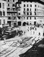 Rome experienced air raids in July