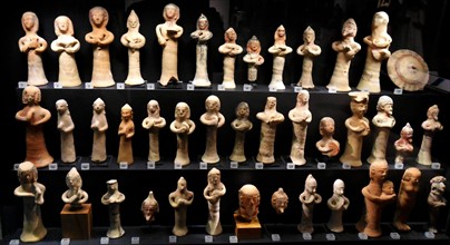 Figurines of females from larnaca