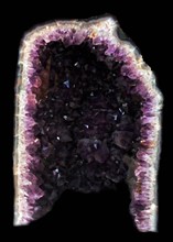 Amethyst is a violet variety of quartz