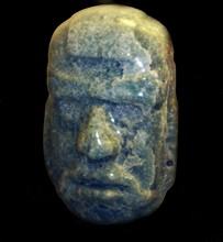 Mayan Jade head of a man
