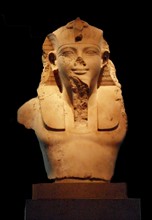 Limestone head of Amenhotep III