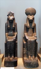 Black granite statues of SekhmetFrom Karnak