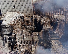 World Trade Center after 9/11/01