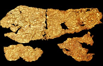 Fragments of Mycaenian Gold Foil
