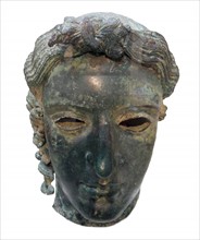 Bronze head of Apollo
