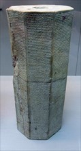 Terracotta Octagonal recording stone