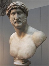 Marble bust of Hadrian