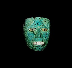 Turquoise mosaic mask AD 1400-1521