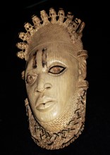 Carved ivory mask
