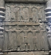 Cast of palace doorway