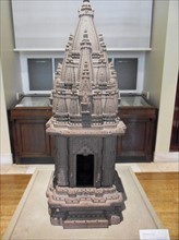 Sandstone miniature Hindu temple Possibly from Benares