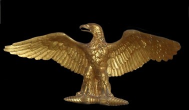 Eagle in Gilt decorating the crypt in the Basilica at Les Invalides, Paris