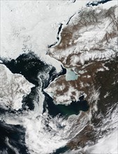 Snow is retreating from the Alaska