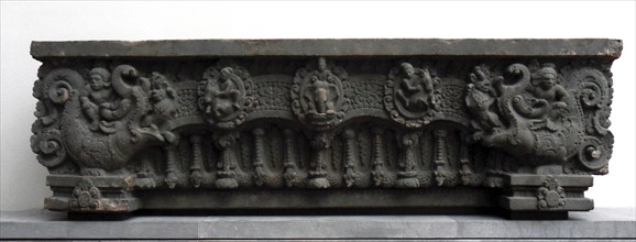 7th century lintel in the style of Sambor Prei Kuk