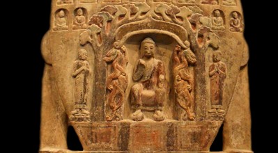 Buddhist votive stele