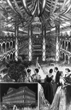 Inauguration reception for President Benjamin Harrison 1889 Washington DC