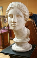 Roman Head of a noble woman or the goddess Venus circa 100 AD