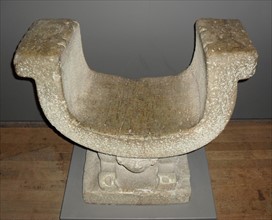 Priestly stone chair or throne