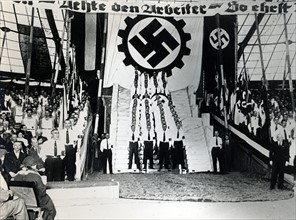 Nazi rally in the USA, 1930s