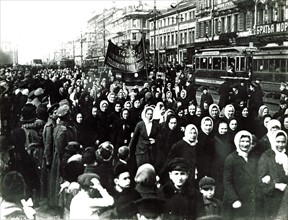 USSR:  Women's March, St Petersburg