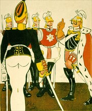 William II telling Polish soldiers that they will not regret dedicating their lives to him