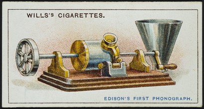 Thomas Alva Edison's first Phonograph