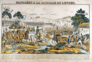 Napoleon at the Battle of Lutzen, 2 May 1813